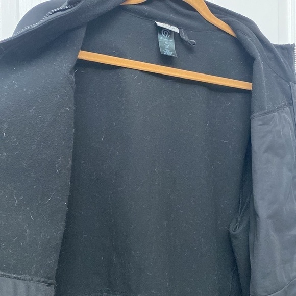 Champion Softshell Windbreaker Jacket Black Full Zip Up Size XL - Picture 11 of 13